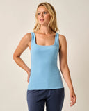 Johnnie-O Women's Lindy Cotton Blend Ribbed Tank Top