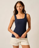 Johnnie-O Women's Lindy Cotton Blend Ribbed Tank Top