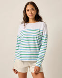 Johnnie-O Women's Suki Striped Boatneck T-Shirt