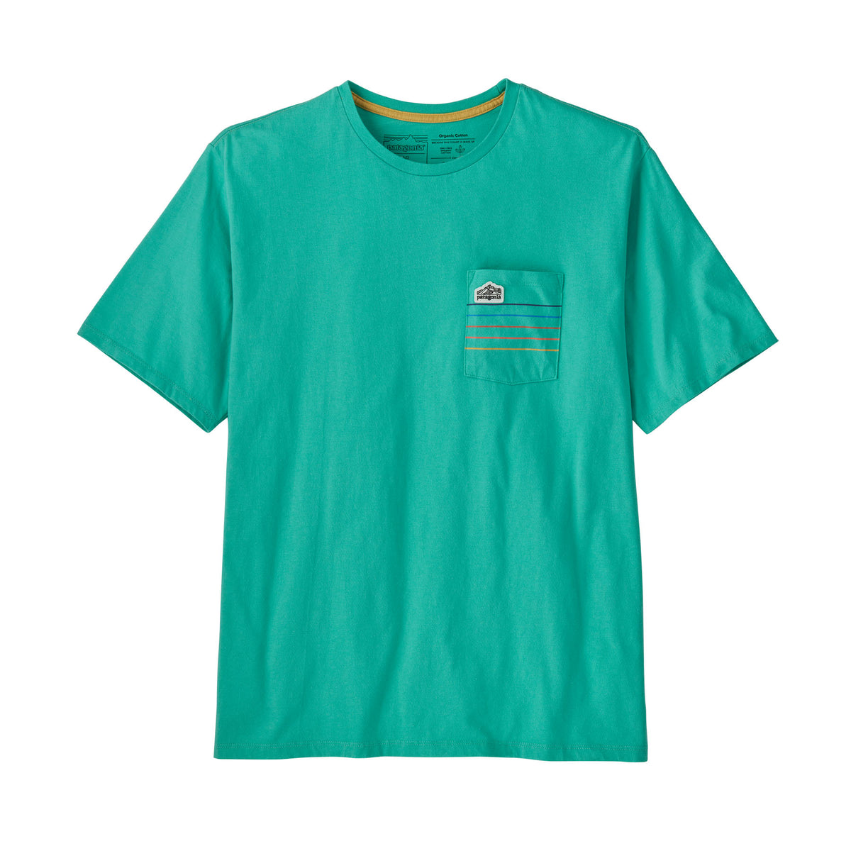 Rainbow Trout Pocket T-Shirt - Slate | Size: XL | Paris Texas Apparel