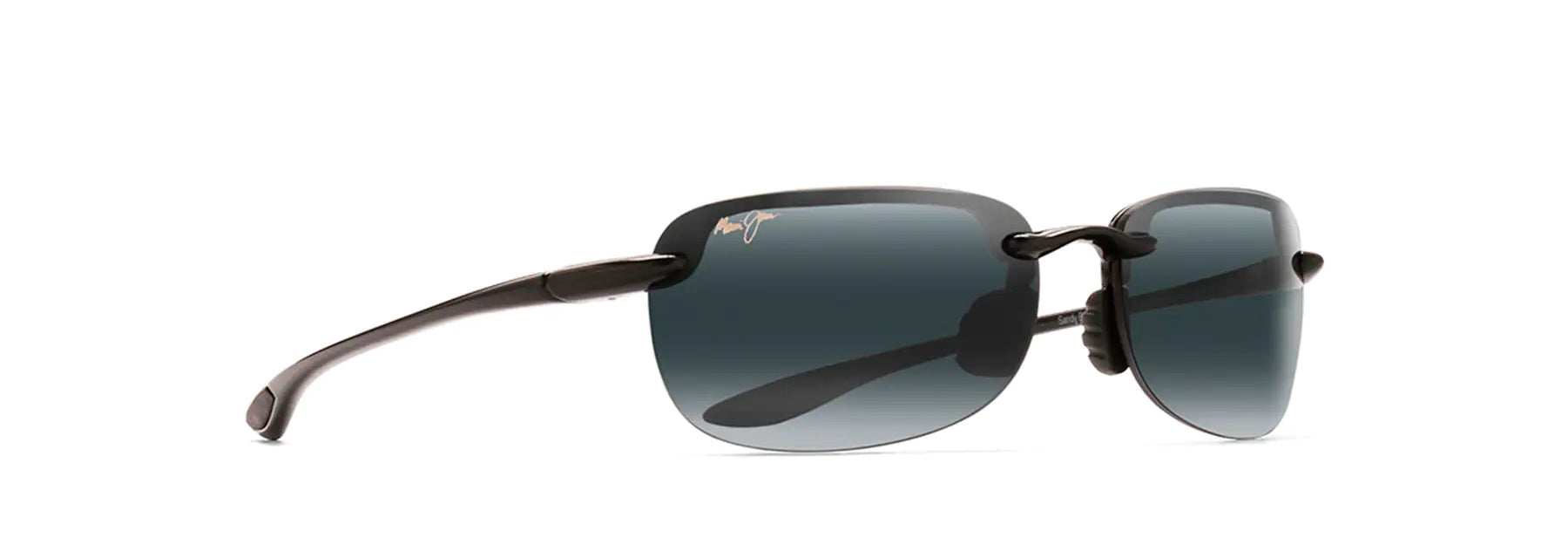 Maui Jim Grey Sandy Beach Gloss Black