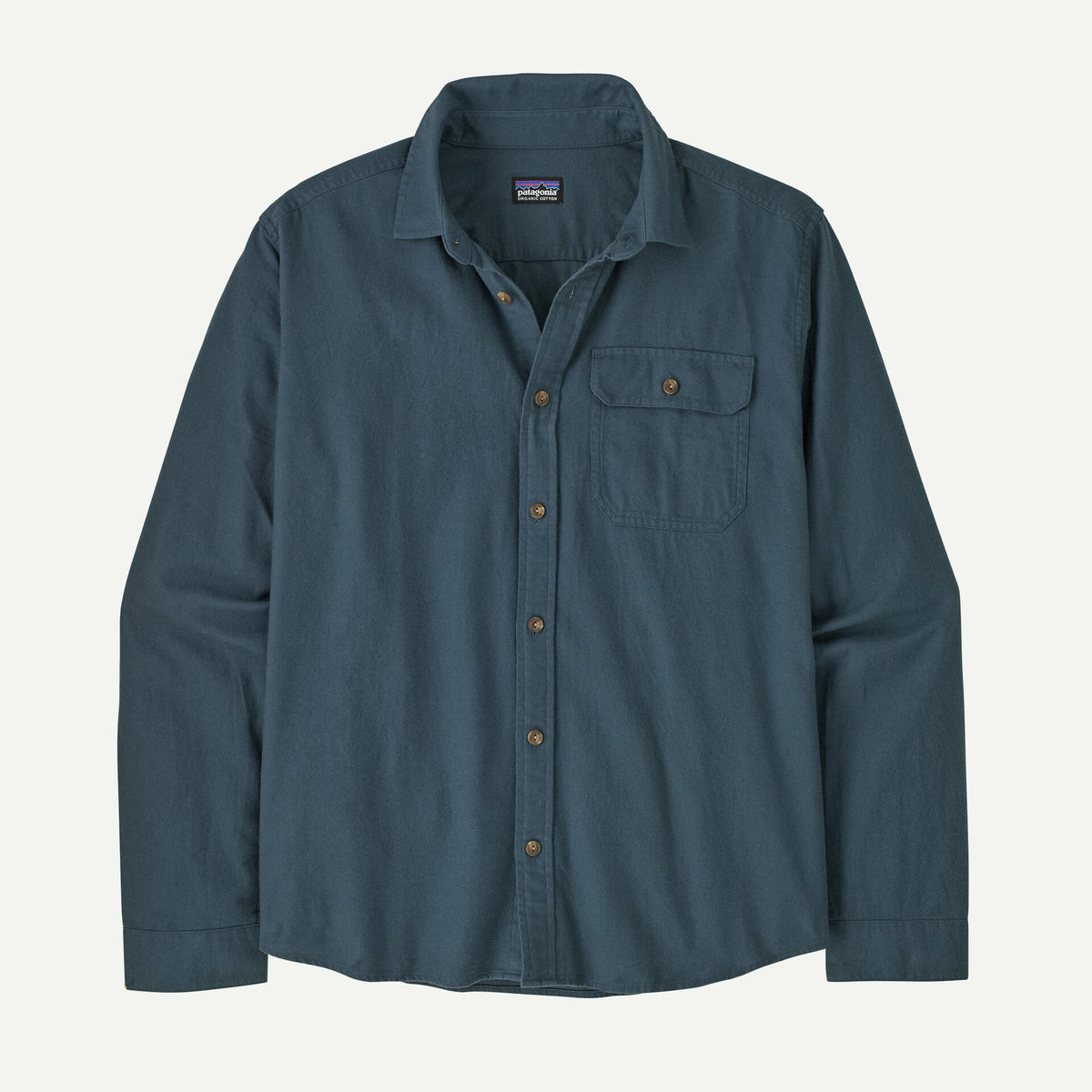 Patagonia Men's Long-Sleeved Cotton in Conversion Lightweight Fjord Flannel Shirt