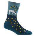 Darn Tough Women's Wild Life Crew Lightweight Lifestyle Socks