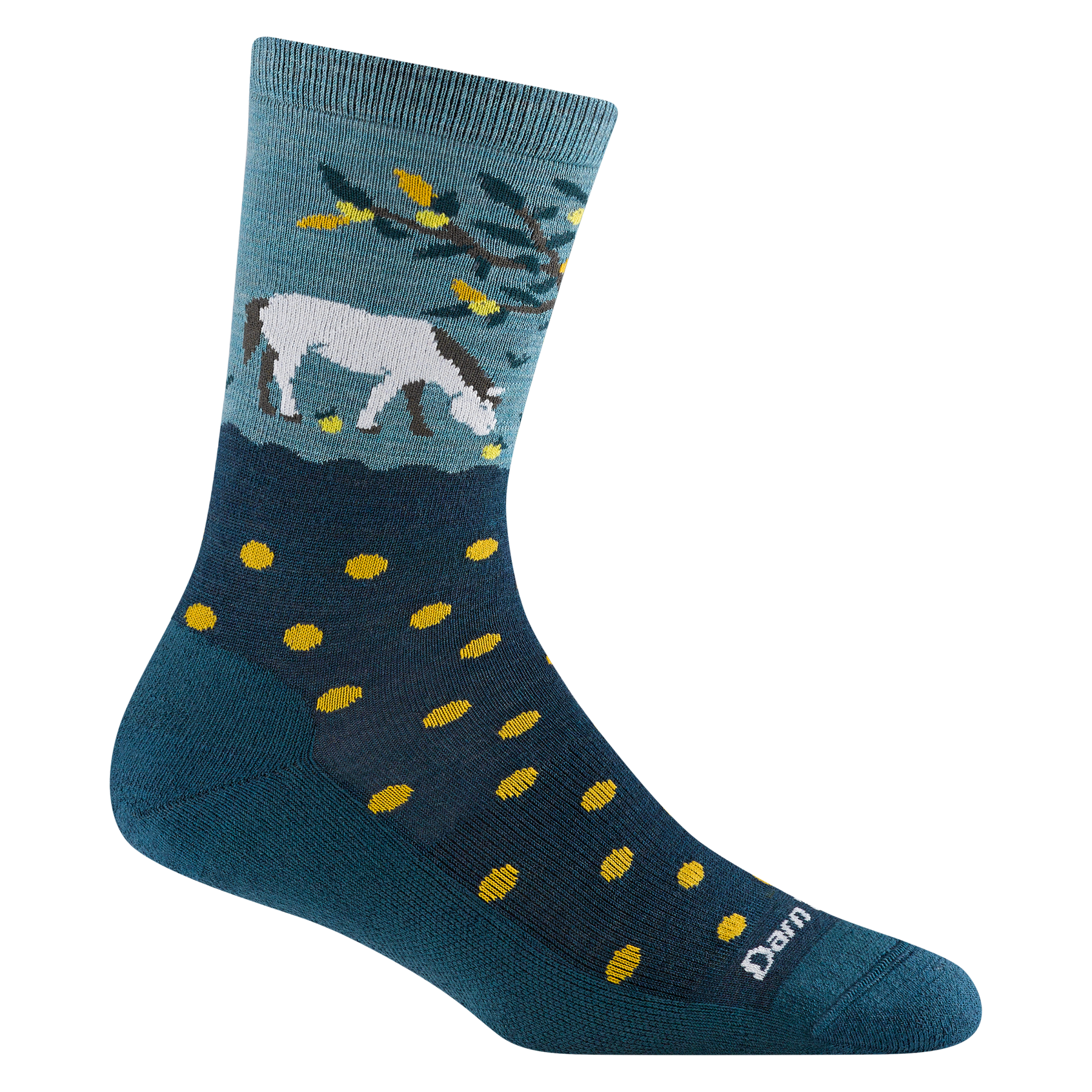 Darn Tough Women's Wild Life Crew Lightweight Lifestyle Socks