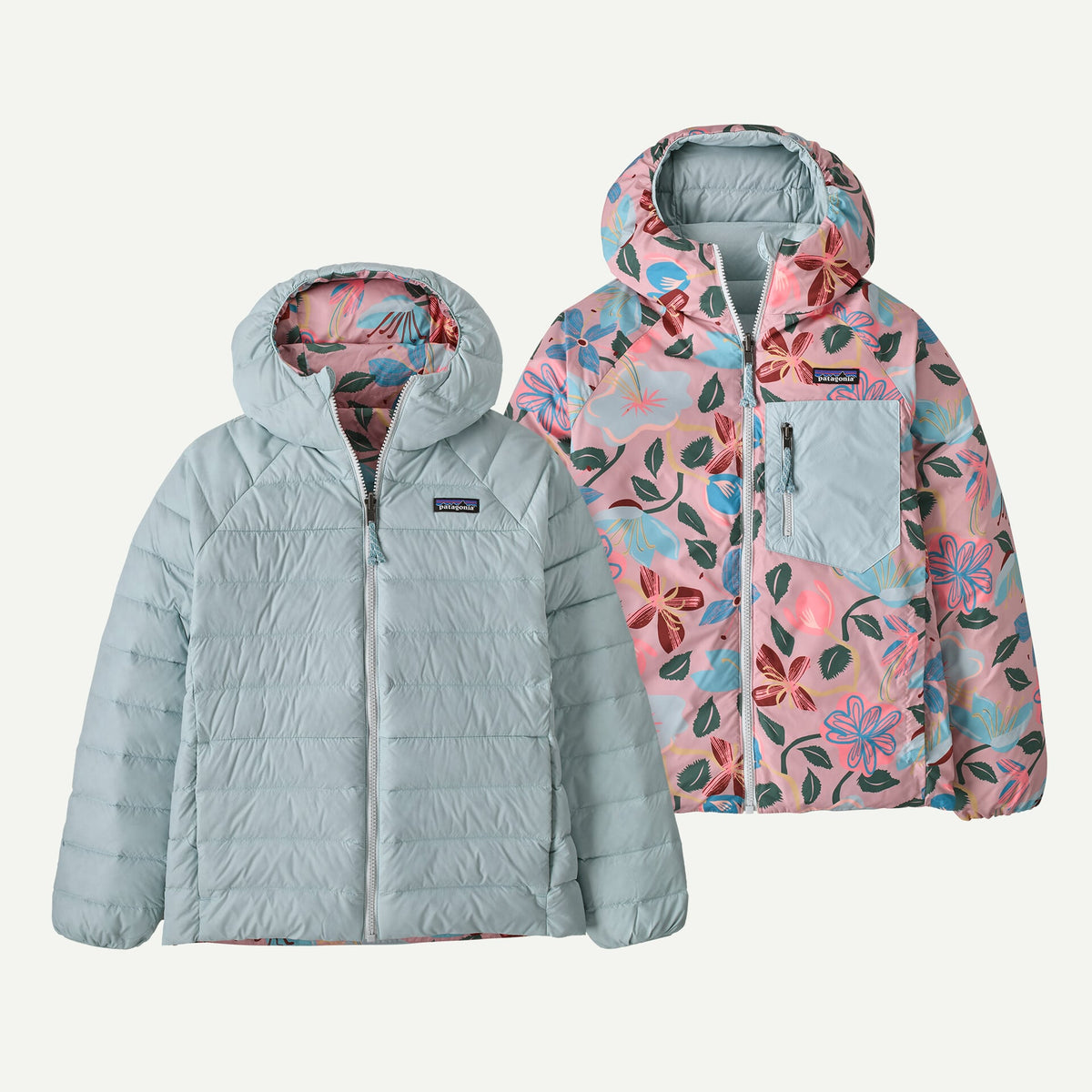 Patagonia Kids' Reversible Down Sweater Hoody