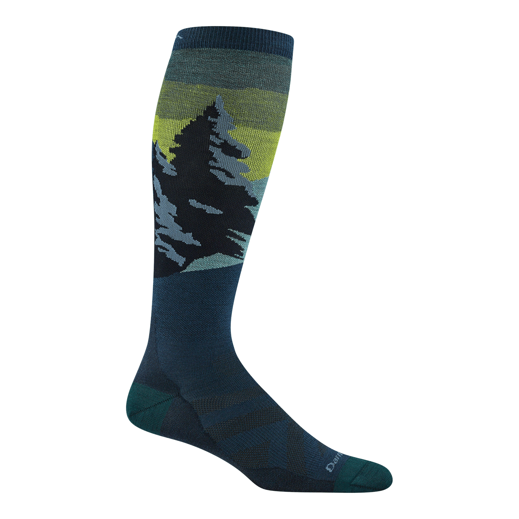 Darn Tough Men's Solstice Over-The-Calf Lightweight Ski & Snowboard Socks