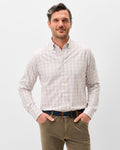 Johnnie-O Men's Sandlewood Pane Button Down Shirt