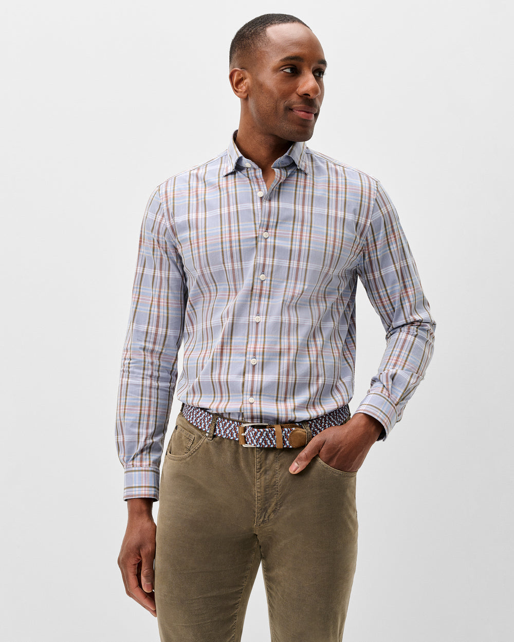 Johnnie-O Men's Potomac Plaid Button Down Shirt