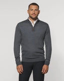 Johnnie-O Baron Lightweight Wool Blend 1/4 Zip Pullover Sweater