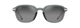 Maui Jim Grey Kaouo AF Shiny Transparent Grey with Silver