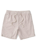 Vissla Men's J. Linen Stripe Elastic 18in Walkshorts
