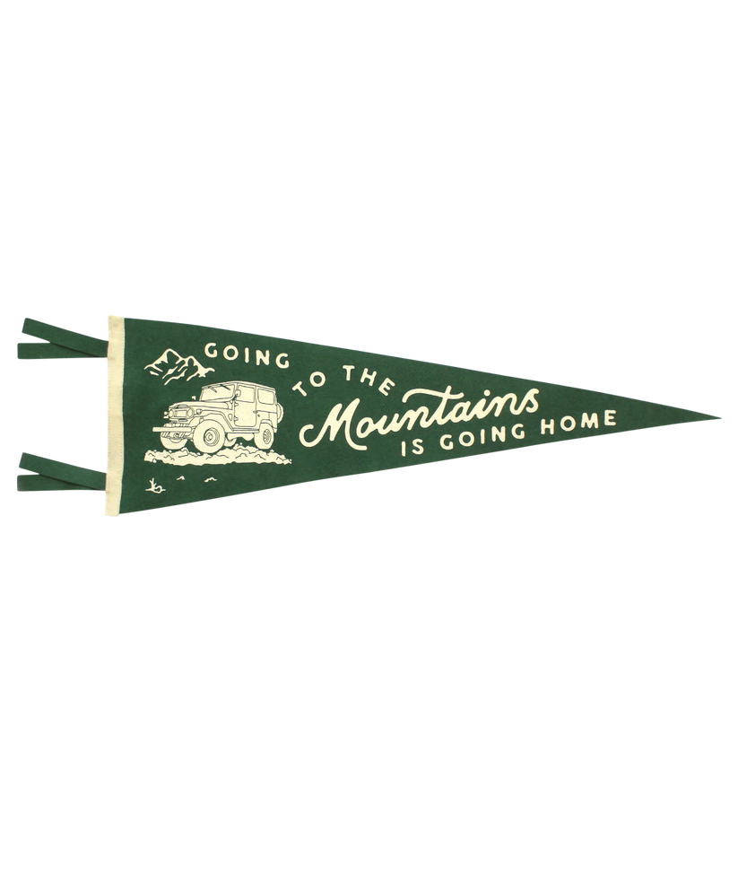 Oxford Pennant Going To The Mountains Pennant