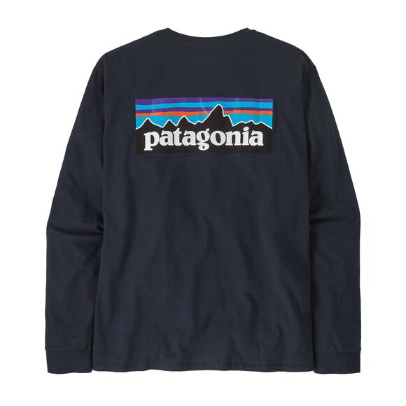 Patagonia Men's Long Sleeve P-6 Logo Responsibili-Tee