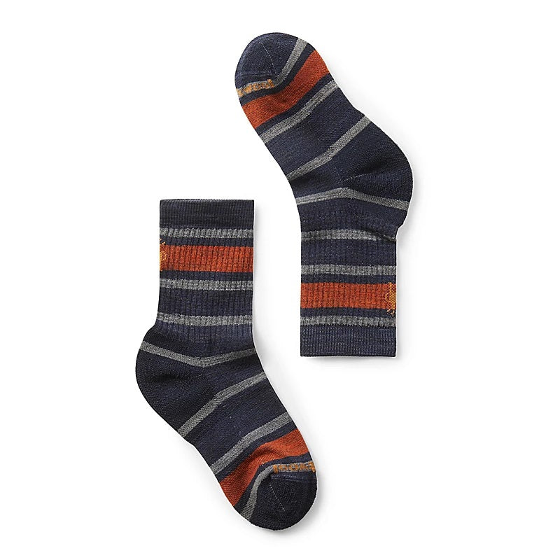 Smartwool Kids' Hike Light Cushion Striped Crew Socks