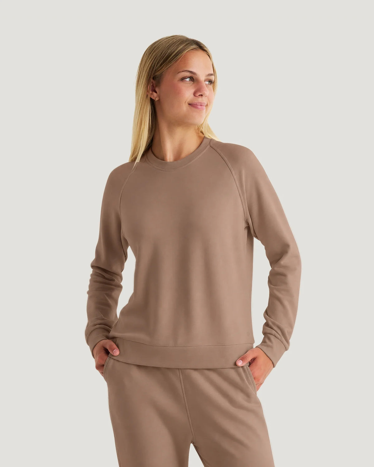 Free Fly Women's Bamboo Lightweight Fleece Crew