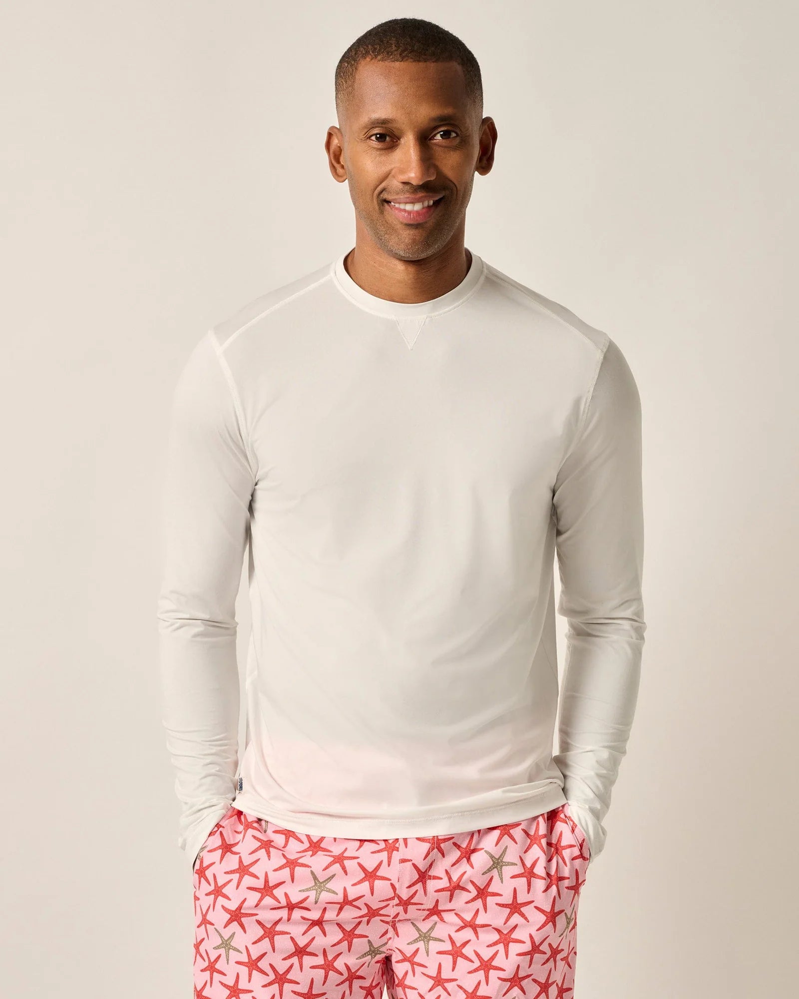 Johnnie-O Men's Basin Performance UPF Long Sleeve Sun Shirt