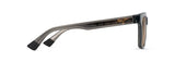 Maui Jim Hanohano Shiny Transparent Dark Grey