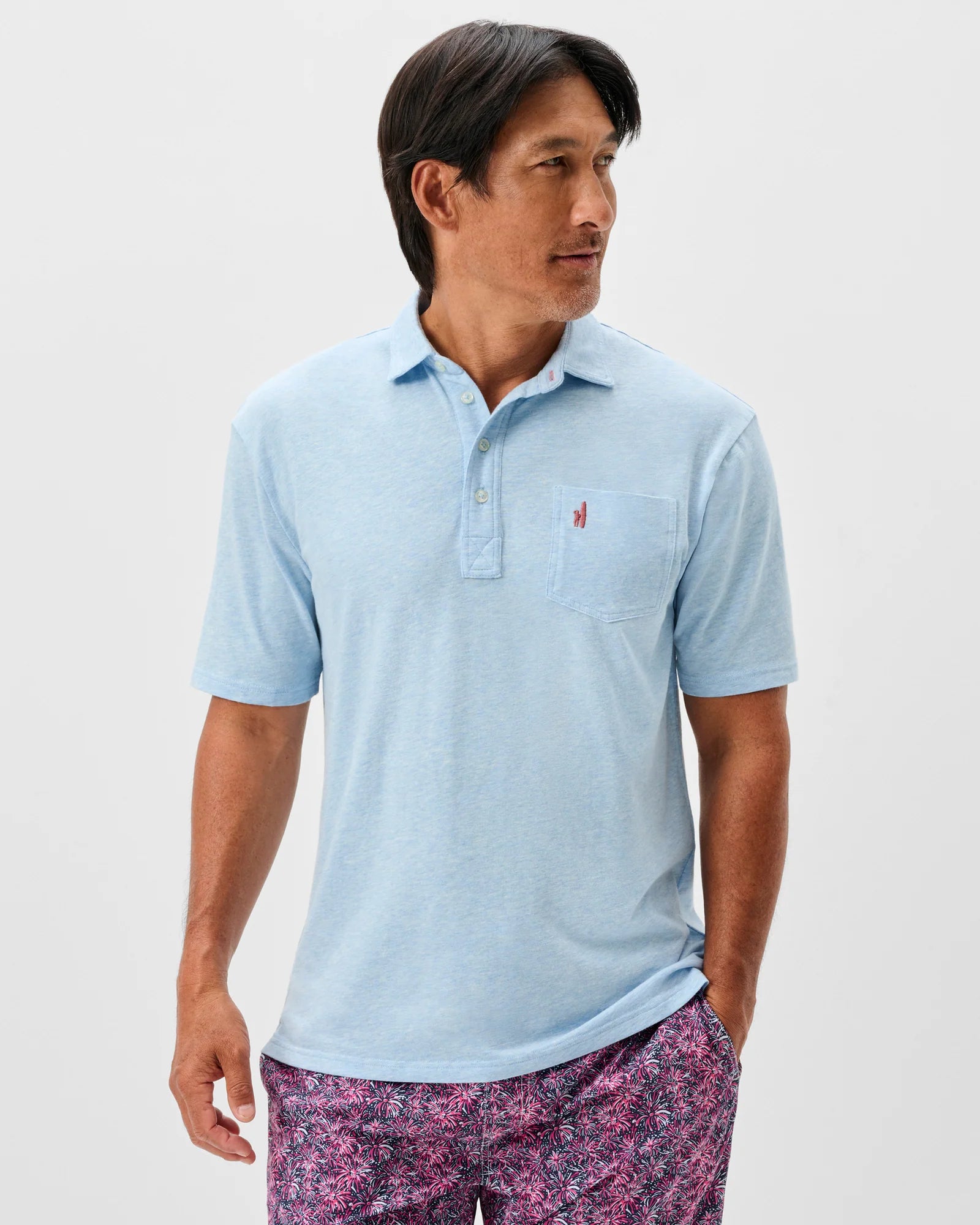 Johnnie-O Men's The Heathered Original Polo 2.0