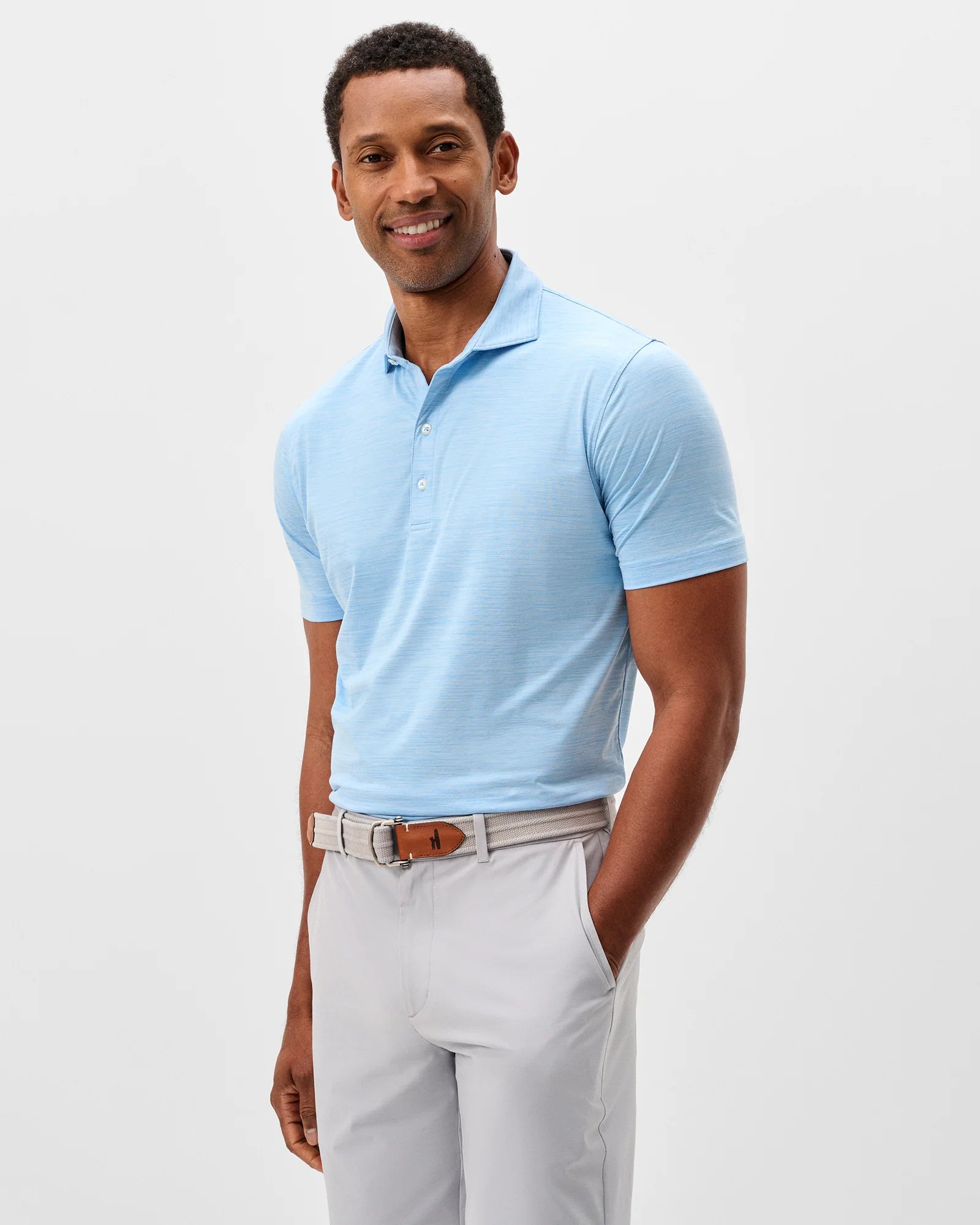 Johnnie-O Men's Featherweight Performance Polo Huronn
