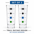 Ski House Games Shot Glasses