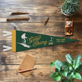 Benoit's Gone Skiing Felt Mini Pennant