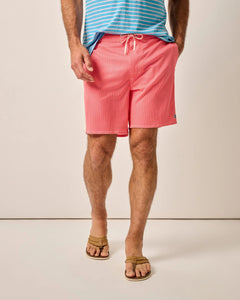 Johnnie-O Men's Low Tide 7" Elastic Surf Shorts