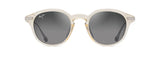 Maui Jim Grey Momi Shiny Trans Yellow w/ Silver