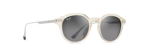 Maui Jim Grey Momi Shiny Trans Yellow w/ Silver