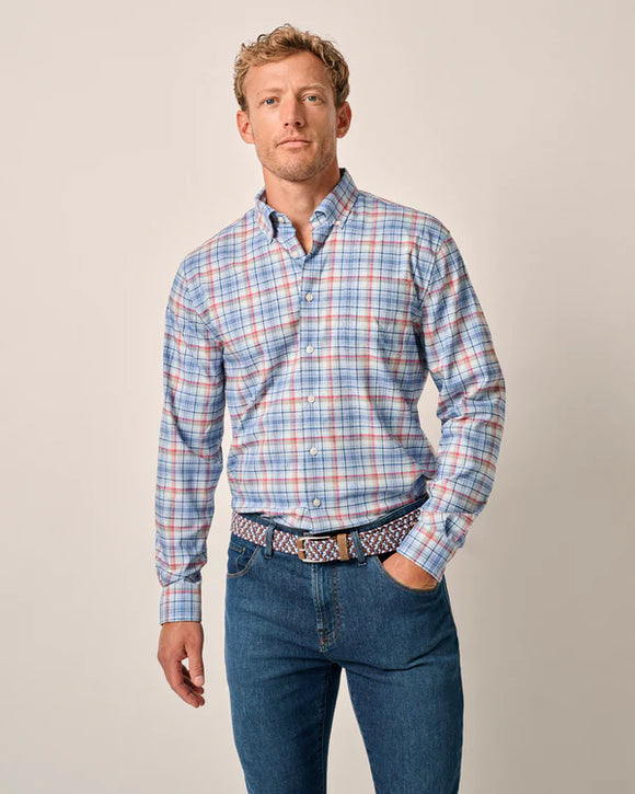 Johnnie-O Performance Button Up Shirt Peterson