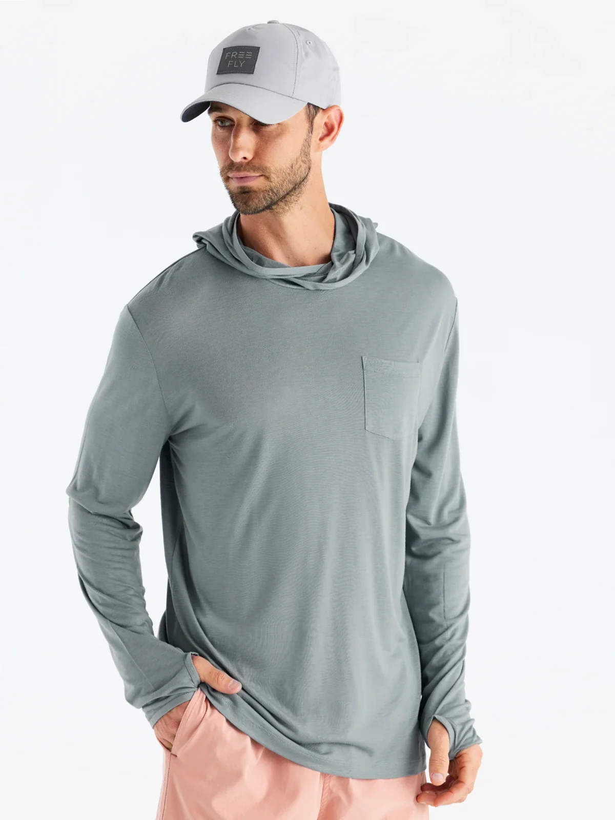 Free Fly Men's Bamboo Lightweight Hoodie