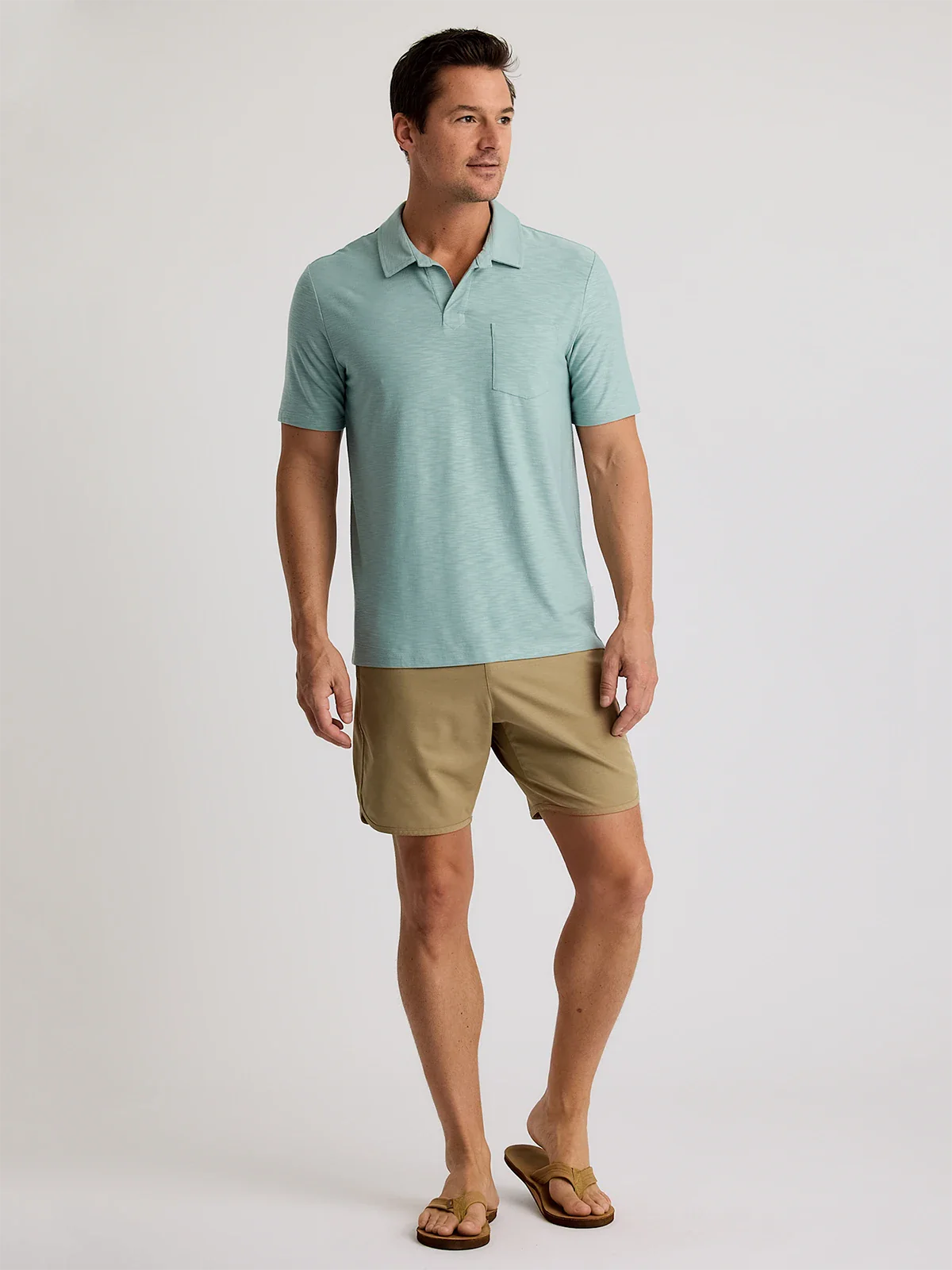 Free Fly Men's Bamboo Slub Polo II