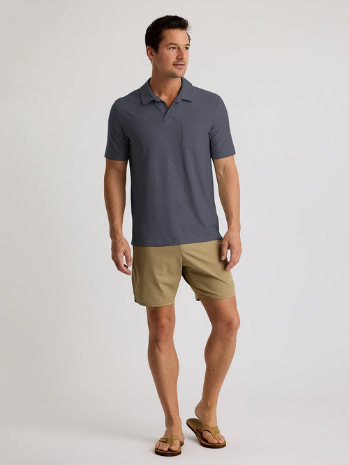 Free Fly Men's Bamboo Slub Polo II