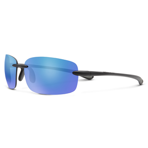 Suncloud Topline Matte Black + Polarized Blue Mirror Lens