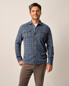 Johnnie-O Men's Waites Stretch Flannel Lodge Shirt