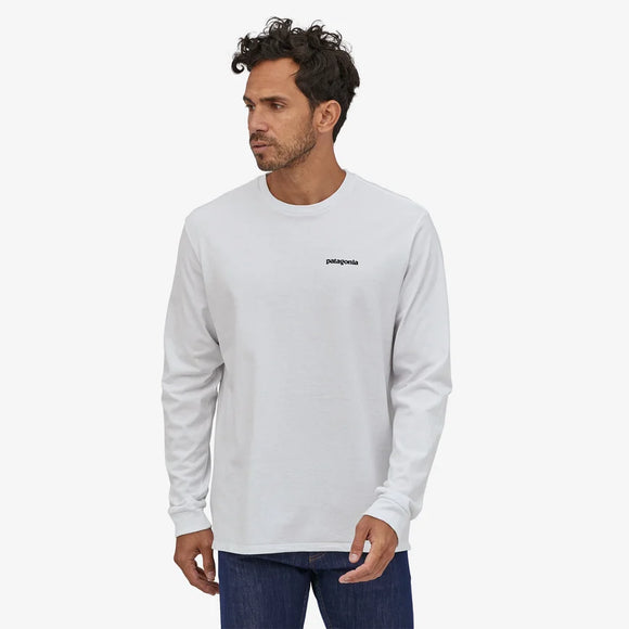 Patagonia Men's Long Sleeve P-6 Logo Responsibili-Tee